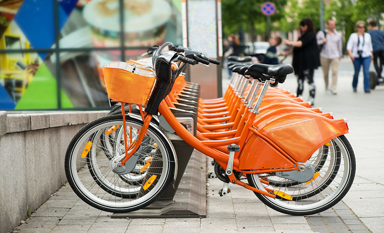 Urban Bike Share Rack