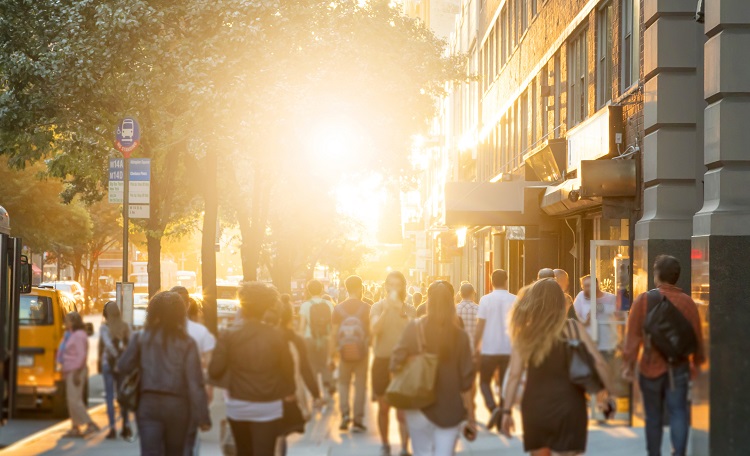 Retail, street, people, shopping