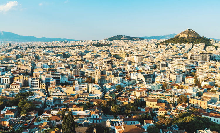 Athens sunset
